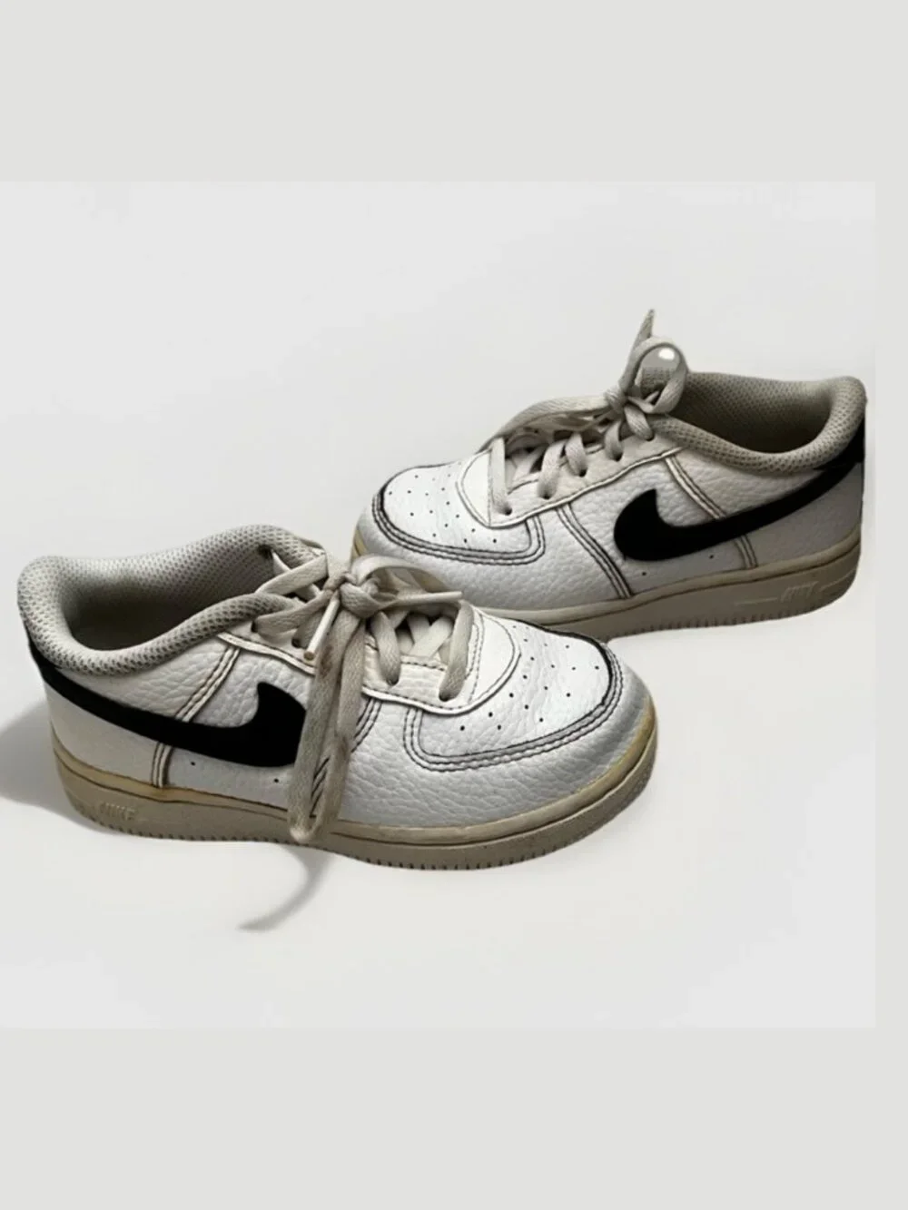 Nike Air Force 1 Low Athletic Shoes Infant Sz 9C White Sporty Casual Sneakers